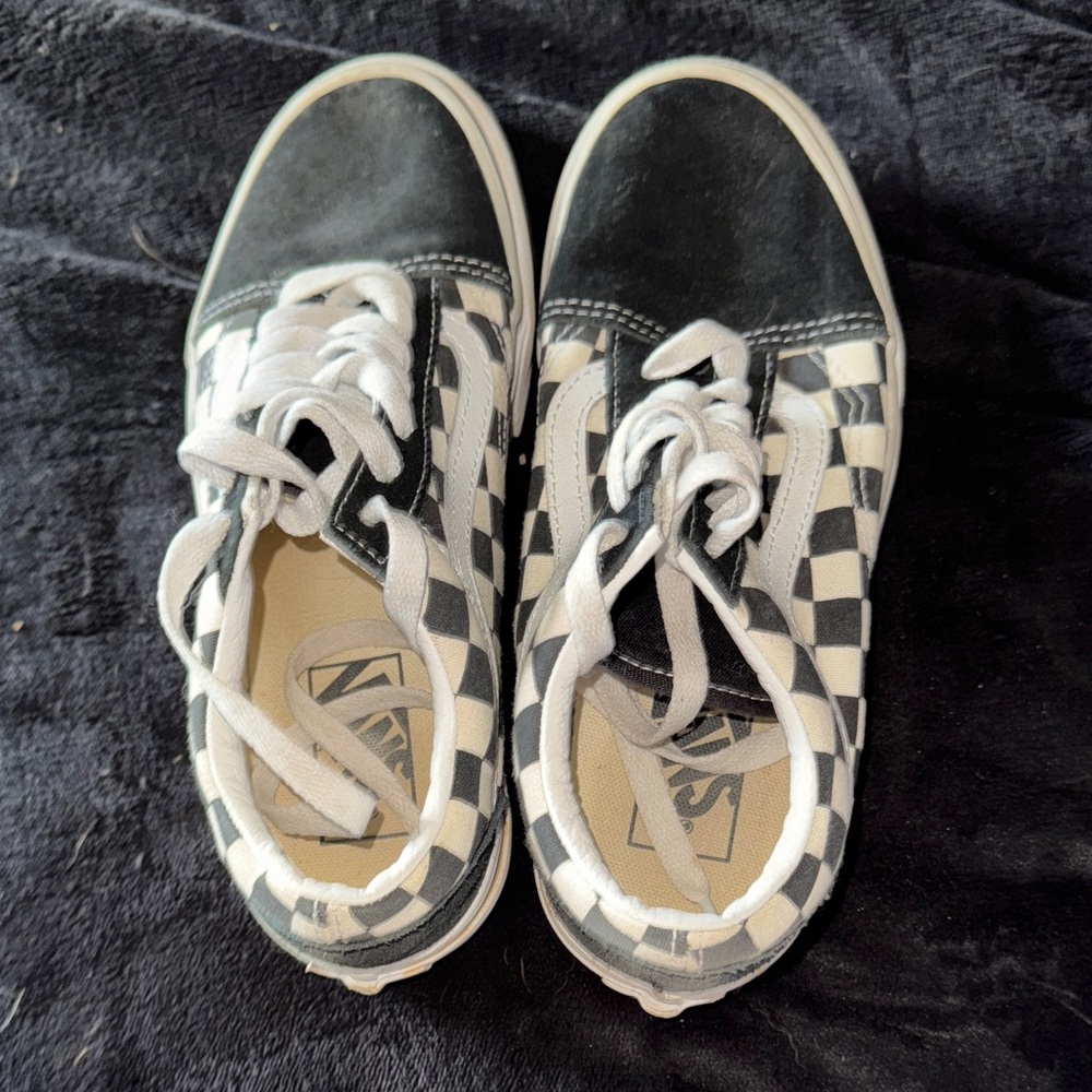 Vans Checkered Black and White Sneakers